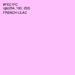 #FEC1FC - French Lilac Color Image